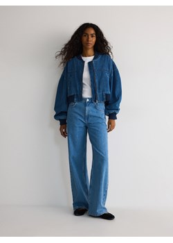Reserved - Jeansy wide leg - niebieski ze sklepu Reserved w kategorii Jeansy damskie - zdjęcie 188087725