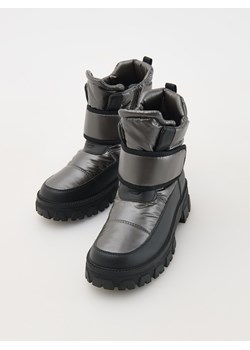 Reserved - Pikowane śniegowce - czarny ze sklepu Reserved w kategorii Buty zimowe dziecięce - zdjęcie 188087786