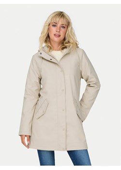 ONLY Kurtka przeciwdeszczowa Sally 15206116 Beżowy Regular Fit ze sklepu MODIVO w kategorii Kurtki damskie - zdjęcie 188088407