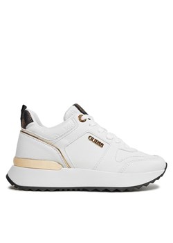 Guess Sneakersy Kaddy FL8DDY ELE12 Biały ze sklepu MODIVO w kategorii Buty sportowe damskie - zdjęcie 188088445