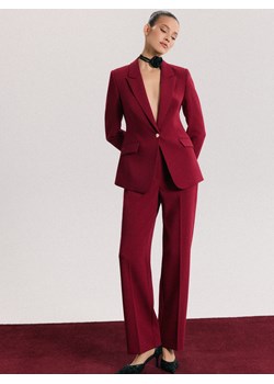 Mohito - Eleganckie bordowe spodnie - kasztanowy ze sklepu Mohito w kategorii Spodnie damskie - zdjęcie 188089335