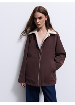 Mohito - Dwustronna kurtka - beżowy ze sklepu Mohito w kategorii Kurtki damskie - zdjęcie 188089506