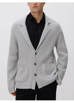 Reserved - Kardigan z domieszką wełny - jasnoszary ze sklepu Reserved w kategorii Swetry damskie - zdjęcie 188089969