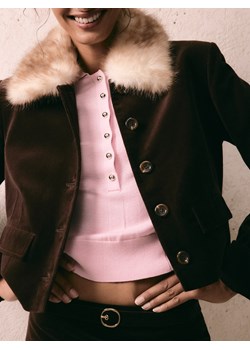 Reserved - Sweter z ozdobnymi guzikami - różowy ze sklepu Reserved w kategorii Swetry damskie - zdjęcie 188090015