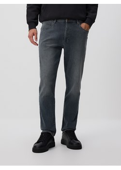 Reserved - Jeansy slim fit z efektem sprania - granatowy ze sklepu Reserved w kategorii Jeansy męskie - zdjęcie 188090139