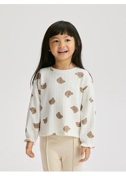 Reserved - Wzorzysta bluzka - złamana biel ze sklepu Reserved w kategorii Bluzki dziewczęce - zdjęcie 188090597