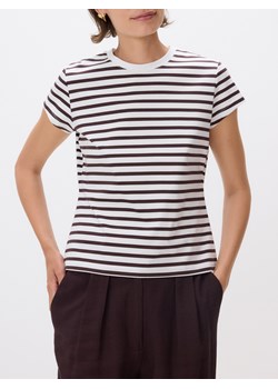Reserved - T-shirt z domieszką jedwabiu - wielobarwny ze sklepu Reserved w kategorii Bluzki damskie - zdjęcie 188090617