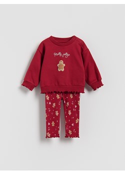 Reserved - Świąteczny komplet - czerwony ze sklepu Reserved w kategorii Komplety niemowlęce - zdjęcie 188090795