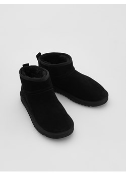 Reserved - Zamszowe śniegowce - czarny ze sklepu Reserved w kategorii Buty zimowe męskie - zdjęcie 188090835
