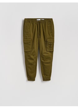 Reserved - Spodnie cargo jogger - zielony ze sklepu Reserved w kategorii Spodnie męskie - zdjęcie 188090858