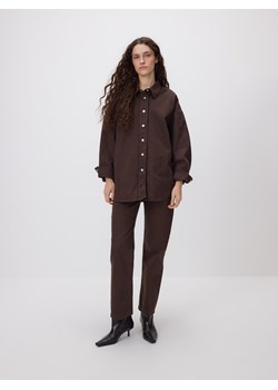 Reserved - Jeansy straight fit - dark grey jeans ze sklepu Reserved w kategorii Jeansy damskie - zdjęcie 188090896