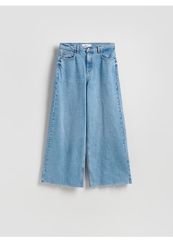 Reserved - Jeansy wide leg z wysokim stanem - niebieski ze sklepu Reserved w kategorii Jeansy damskie - zdjęcie 188090928
