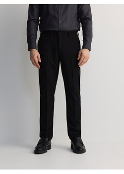 Reserved - Garniturowe spodnie slim fit - czarny ze sklepu Reserved w kategorii Spodnie męskie - zdjęcie 188090966