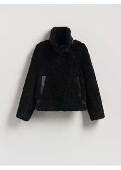 Reserved - Kurtka z imitacji baranka - czarny ze sklepu Reserved w kategorii Kurtki damskie - zdjęcie 188091058