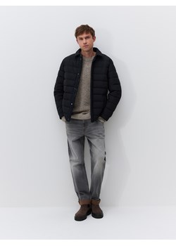 Reserved - Pikowana kurtka z kołnierzem - szary ze sklepu Reserved w kategorii Kurtki męskie - zdjęcie 188091156