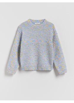 Reserved - Sweter z kolorowym wzorem - lawendowy ze sklepu Reserved w kategorii Swetry dziewczęce - zdjęcie 188091416