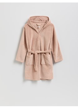 Reserved - Szlafrok z kapturem z misiem - brązowy ze sklepu Reserved w kategorii Szlafroki dziecięce - zdjęcie 188091435