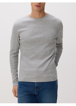 Reserved - Longsleeve super slim fit - szary ze sklepu Reserved w kategorii T-shirty męskie - zdjęcie 188091668