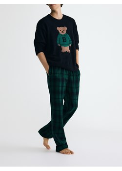 Reserved - Dwuczęściowa piżama z misiem - czarny ze sklepu Reserved w kategorii Piżamy męskie - zdjęcie 188091675