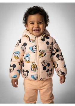 Sinsay - Pikowana kurtka puffer z kapturem Mickey Mouse - beżowy ze sklepu Sinsay w kategorii Kurtki chłopięce - zdjęcie 188092538
