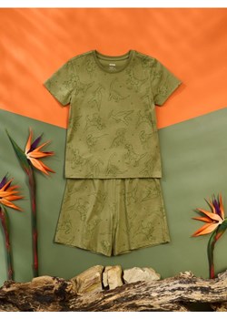 Sinsay - Piżama dwuczęściowa z motywem dinozaurów - zielony ze sklepu Sinsay w kategorii Piżamy dziecięce - zdjęcie 188092595