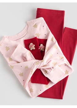 Reserved - Piżama ze świątecznym nadrukiem - fioletowy ze sklepu Reserved w kategorii Piżamy damskie - zdjęcie 188093015