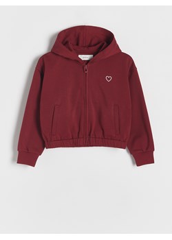 Reserved - Bluza z kapturem - bordowy ze sklepu Reserved w kategorii Bluzy dziewczęce - zdjęcie 188093107