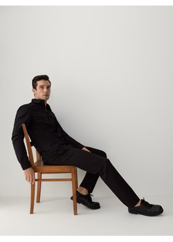Reserved - Garniturowe spodnie slim fit - czarny ze sklepu Reserved w kategorii Spodnie męskie - zdjęcie 188093635