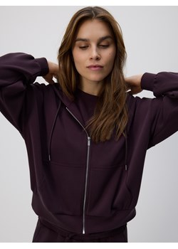 Reserved - Oversizowa bluza - ciemnofioletowy ze sklepu Reserved w kategorii Bluzy damskie - zdjęcie 188093685