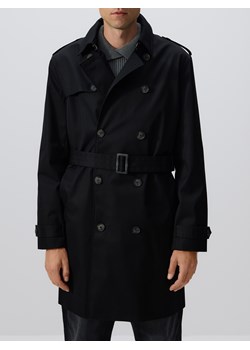 Reserved - Klasyczny trencz z paskiem - czarny ze sklepu Reserved w kategorii Płaszcze męskie - zdjęcie 188093698