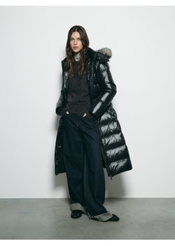 Reserved - Puchowa kurtka z kapturem - czarny ze sklepu Reserved w kategorii Płaszcze damskie - zdjęcie 188093718