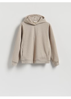 Reserved - Bluza regular z kapturem - beżowy ze sklepu Reserved w kategorii Bluzy męskie - zdjęcie 188093868