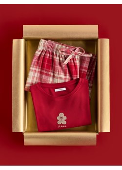 Reserved - Dwuczęściowa piżama - czerwony ze sklepu Reserved w kategorii Piżamy damskie - zdjęcie 188094029