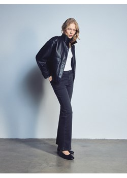 Reserved - Bawełniany longsleeve - złamana biel ze sklepu Reserved w kategorii Bluzki damskie - zdjęcie 188094146