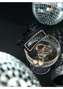 Sinsay - Klamra do włosów z ozdobnymi cyrkoniami - czarny ze sklepu Sinsay w kategorii Spinki - zdjęcie 188094527