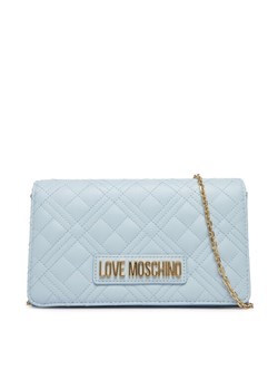 Torebka LOVE MOSCHINO JC4079PP1OLA0701 Błękitny ze sklepu eobuwie.pl w kategorii Kopertówki - zdjęcie 188094625