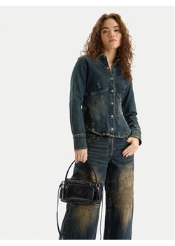 Torebka Calvin Klein Pocket Shiny Nylon Small Bag LV04F3405G Czarny ze sklepu eobuwie.pl w kategorii Torebki damskie - zdjęcie 188094636