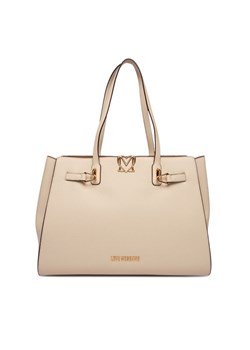 Torebka LOVE MOSCHINO JC4124PP1OLM0110 Écru ze sklepu eobuwie.pl w kategorii Torby Shopper bag - zdjęcie 188094727