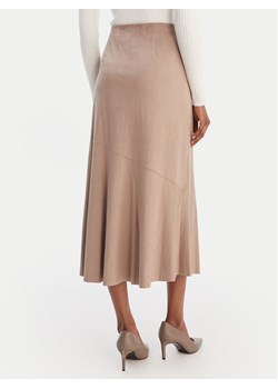 Guess Spódnica midi W6RD15 WJ472 Beżowy Regular Fit ze sklepu MODIVO w kategorii Spódnice - zdjęcie 188095519