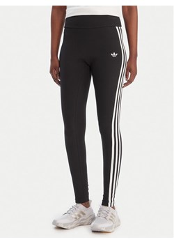 adidas Legginsy 3-Stripes KD5572 Czarny Slim Fit ze sklepu MODIVO w kategorii Spodnie damskie - zdjęcie 188095546