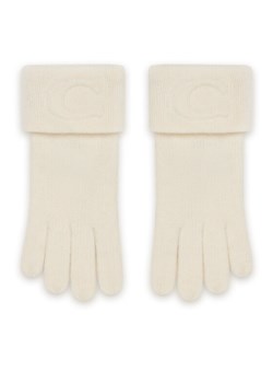 Coach Rękawiczki CCM98 Écru ze sklepu MODIVO w kategorii Rękawiczki damskie - zdjęcie 188095598