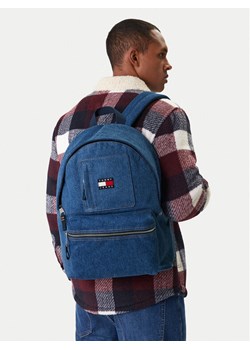 Tommy Jeans Plecak Tjm Utility Denim Backpack AM0AM14052 Niebieski ze sklepu MODIVO w kategorii Plecaki - zdjęcie 188095599