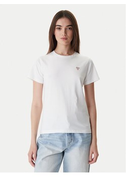 Guess Jeans T-Shirt W4YI10 J1314 Biały Regular Fit ze sklepu MODIVO w kategorii Bluzki damskie - zdjęcie 188095619