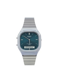 Casio Zegarek AQ-240E-3AEF Srebrny ze sklepu MODIVO w kategorii Zegarki - zdjęcie 188095657