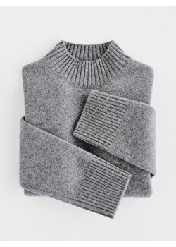 Reserved - Wełniany sweter - szary ze sklepu Reserved w kategorii Swetry damskie - zdjęcie 188096329