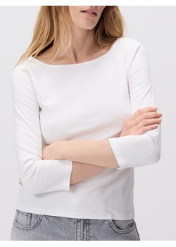 Reserved - Bawełniany longsleeve - biały ze sklepu Reserved w kategorii T-shirty męskie - zdjęcie 188096375