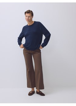 Reserved - Sweter z domieszką kaszmiru - granatowy ze sklepu Reserved w kategorii Swetry męskie - zdjęcie 188096397