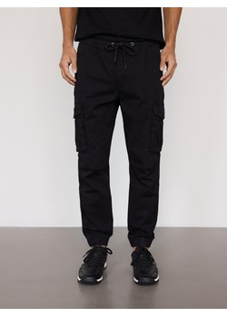 Reserved - Spodnie cargo jogger - czarny ze sklepu Reserved w kategorii Spodnie męskie - zdjęcie 188096437