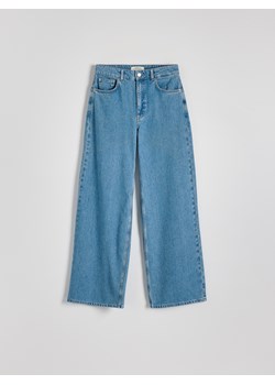 Reserved - Jeansy wide leg - niebieski ze sklepu Reserved w kategorii Jeansy damskie - zdjęcie 188096518