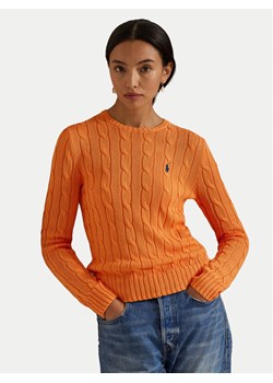 Polo Ralph Lauren Sweter 211971869014 Pomarańczowy Slim Fit ze sklepu MODIVO w kategorii Swetry damskie - zdjęcie 188096815